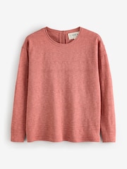 FatFace Isabelle Mid Pink Knitted Jumper - Image 5 of 5