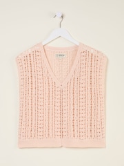 FatFace Florence Rose Pink Knitted Tank - Image 12 of 13