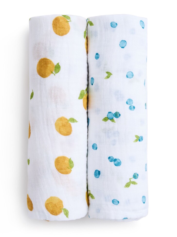 Aden + Anais White Muslin Blanket 2 Pack