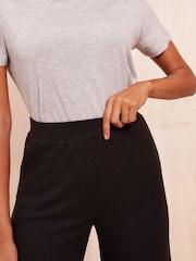 Friends Like These Black Cosy Wide Leg Trousers - Image 4 of 4