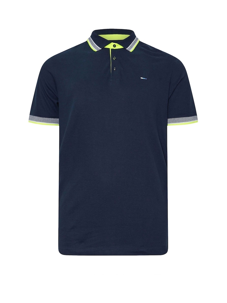 BadRhino Big & Tall 100% Cotton Plain Polo Shirt - صورة 2 من 3