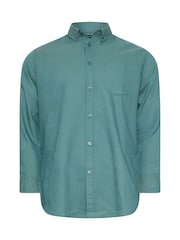 BadRhino Big & Tall Blue Long Sleeve Oxford Shirt - Image 2 of 3