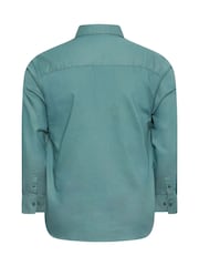 BadRhino Big & Tall Blue Long Sleeve Oxford Shirt - Image 3 of 3