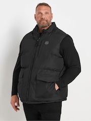 BadRhino Big & Tall Black Padded Gilet - Image 1 of 3