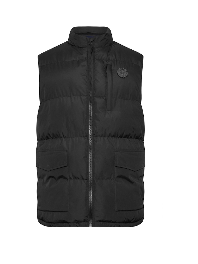 BadRhino Big & Tall Black Padded Gilet - Image 2 of 3