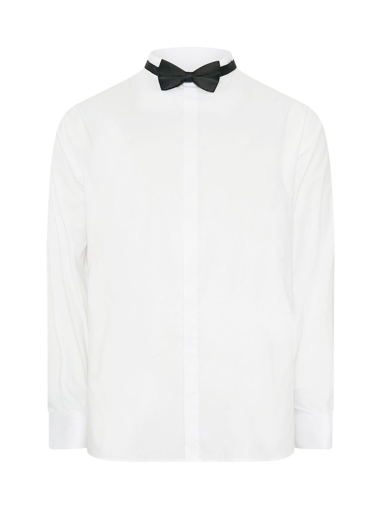 BadRhino Big & Tall White Wing Collar Dinner Shirt - Image 2 of 3