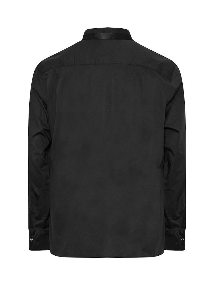 BadRhino Big & Tall Black Wing Collar Dinner Shirt - Image 3 of 3