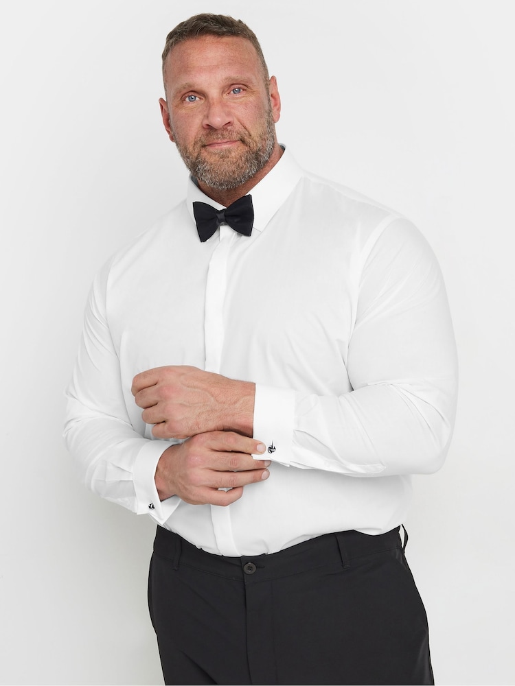 BadRhino Big & Tall White Dinner Shirt - Image 2 of 4