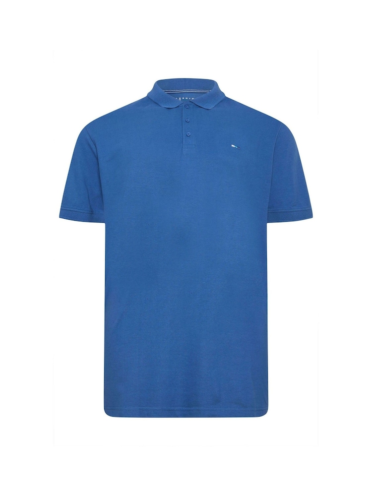BadRhino Big & Tall Brown 100% Cotton Plain Polo Shirts 5 Pack - Image 6 of 6
