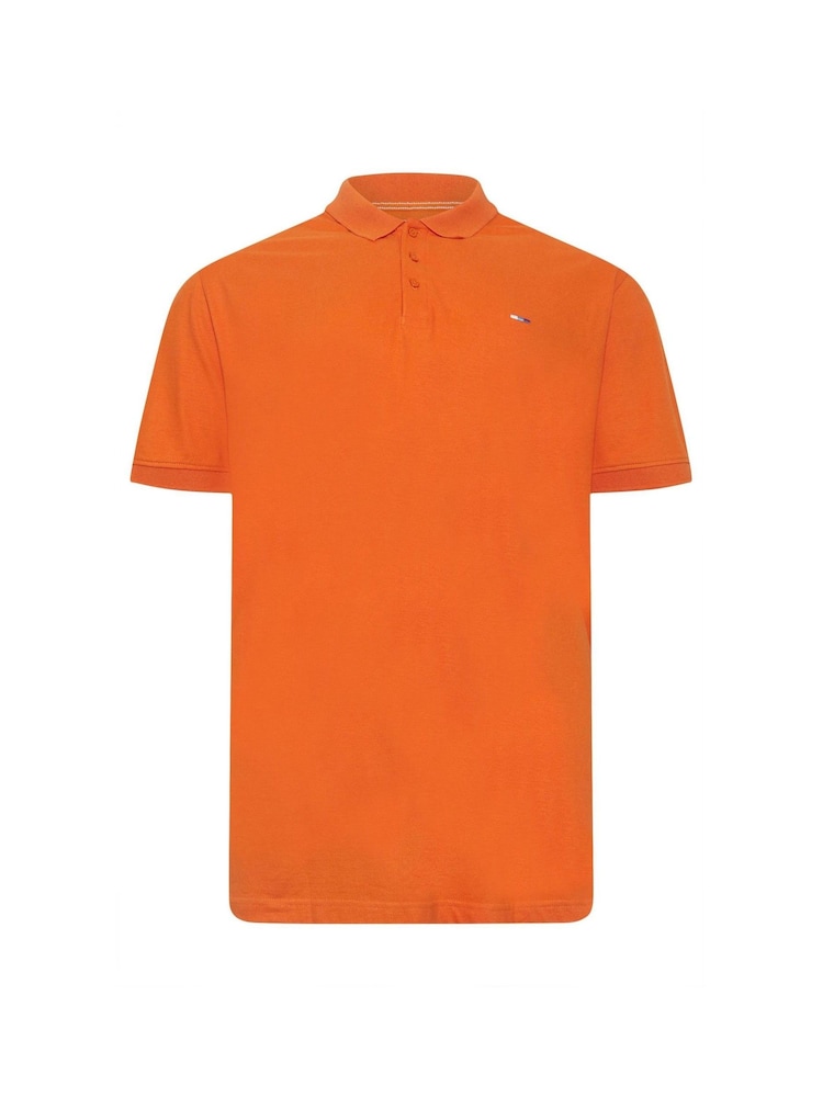 Orange - BadRhino Big & Tall unifarbenes Poloshirt aus 100 % Baumwolle - Bild 2 von 3 Orange - BadRhino Big & Tall unifarbenes Poloshirt aus 100 % Baumwolle - Bild 2 von 3