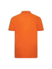 Orange - BadRhino Big & Tall unifarbenes Poloshirt aus 100 % Baumwolle - Bild 3 von 3