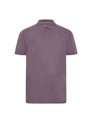 BadRhino Big & Tall Purple 100% CottonPlain Polo Shirts 3 Pack - Image 5 of 5