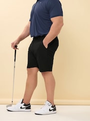 BadRhino Big & Tall Black Golf Shorts - Image 1 of 3