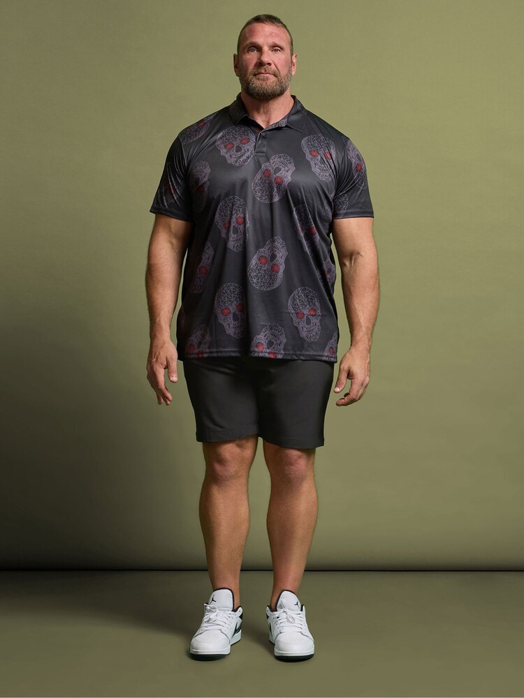 BadRhino Big & Tall Black Golf Shorts - Image 1 of 7 BadRhino Big & Tall Black Golf Shorts - Image 1 of 7