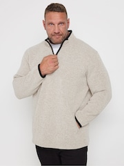 BadRhino Big & Tall Grey Quarter Zip Jacket - Image 2 of 4