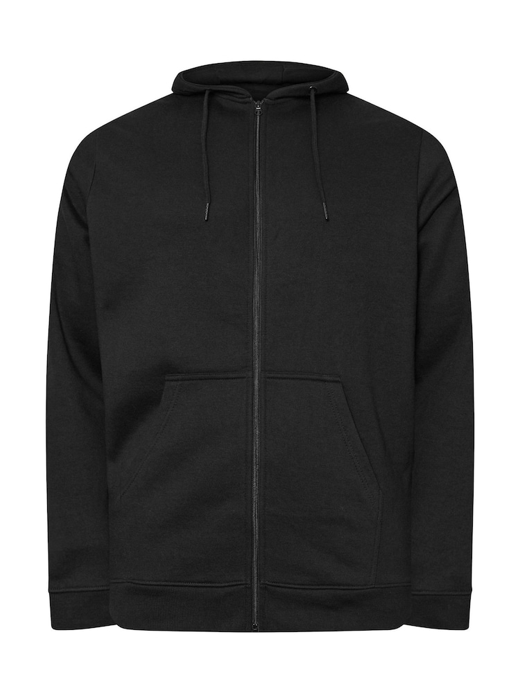 BadRhino Big & Tall Black Tall Black Premium Zip Up Hoodie - Image 3 of 3