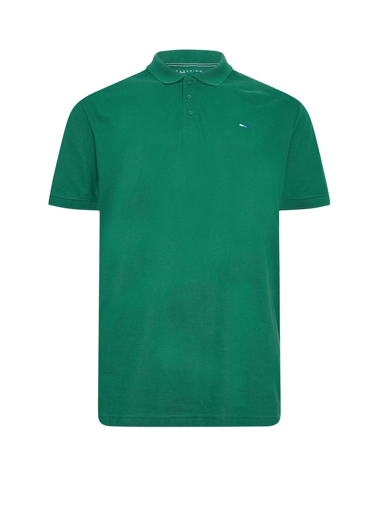 BadRhino Big & Tall 100% Cotton Plain Polo Shirt - صورة 2 من 3