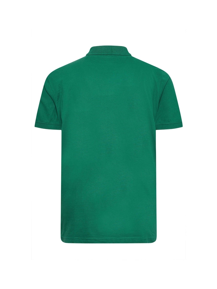 BadRhino Big & Tall 100% Cotton Plain Polo Shirt - صورة 3 من 3