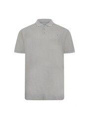 BadRhino Big & Tall Grey 100% Cotton Plain Polo Shirt - Image 2 of 3