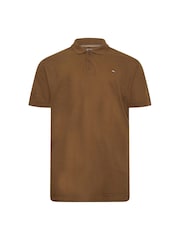 BadRhino Big & Tall Brown 100% Cotton Plain Polo Shirt - Image 2 of 3