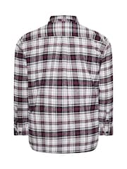 BadRhino Big & Tall Black 100% Cotton Brushed Check Shirt - Image 4 of 4