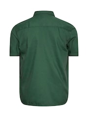 BadRhino Big & Tall Green Short Sleeve Oxford Shirt - Image 3 of 3
