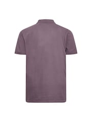 Lila - BadRhino Big & Tall unifarbenes Poloshirt aus 100 % Baumwolle - Bild 3 von 3