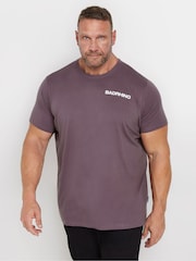 BadRhino Big & Tall Black 100% Cotton T-Shirts 2 Pack - Image 2 of 6