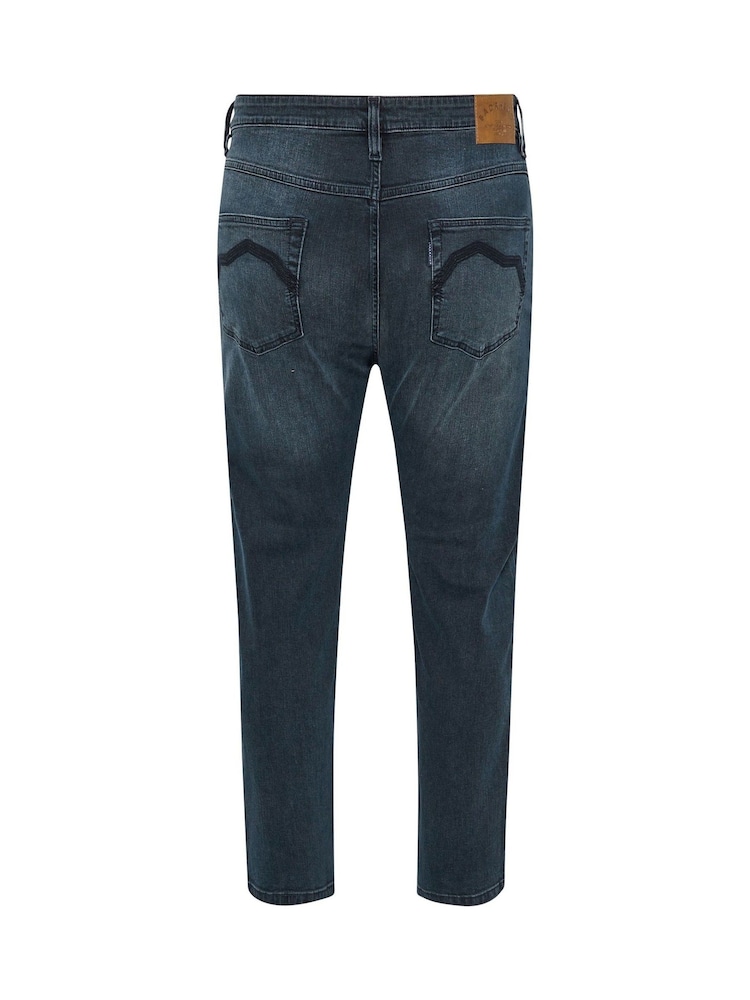 Черный - BadRhino Big & Tall Straight Leg Denim Jeans - Изображение 4 из 4 Черный - BadRhino Big & Tall Straight Leg Denim Jeans - Изображение 4 из 4