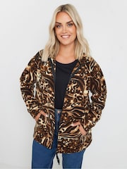 Yours Curve Brown Fleeces 2 Pack - Image 2 of 7