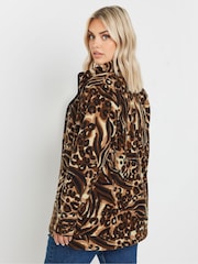 Yours Curve Brown Fleece - Image 2 of 5