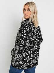 Yours Curve Black Fleece - Image 2 of 5