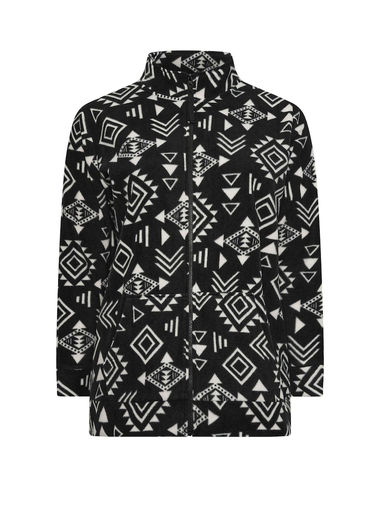 Yours Curve Black Fleece - Image 5 of 5