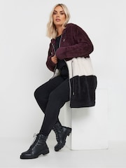 Yours Curve Black Colour Block Jacket - Image 2 of 5