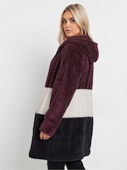 Yours Curve Black Colour Block Jacket - Image 3 of 5