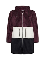 Yours Curve Black Colour Block Jacket - Image 5 of 5