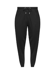 Yours Curve Black Ribbed Joggers - Image 5 of 5
