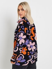 Yours Curve Black/White Fleece - Image 4 of 5
