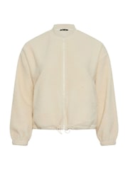 Yours Curve Cream Limited Borg Bomber Jacket - Image 6 of 6