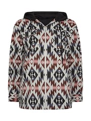 Yours Curve Grey Hooded Shacket - Image 6 of 6