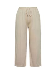 Yours Curve Brown Wide Leg Joggers - Image 5 of 5
