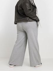 Yours Curve Grey Wide Leg Joggers - Image 2 of 5