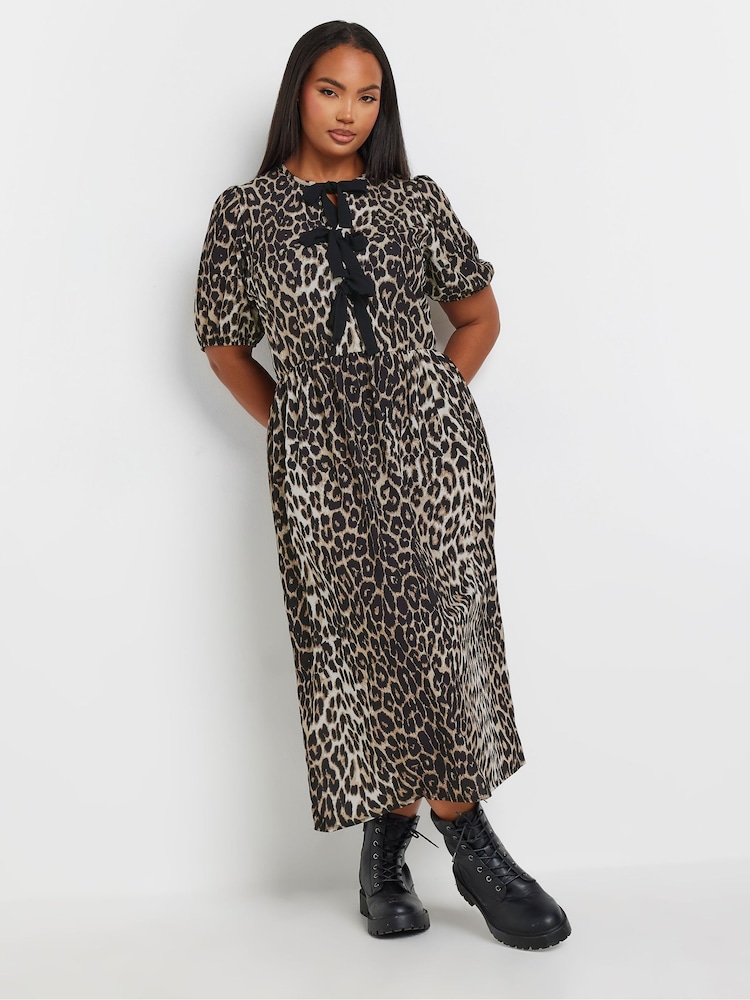 white christmas dresses Kind of Wild Animal Print Dress 2XL main image 1
