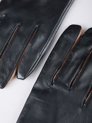 Lakeland Leather Black Devoke Contrasting Gloves - Image 3 of 3