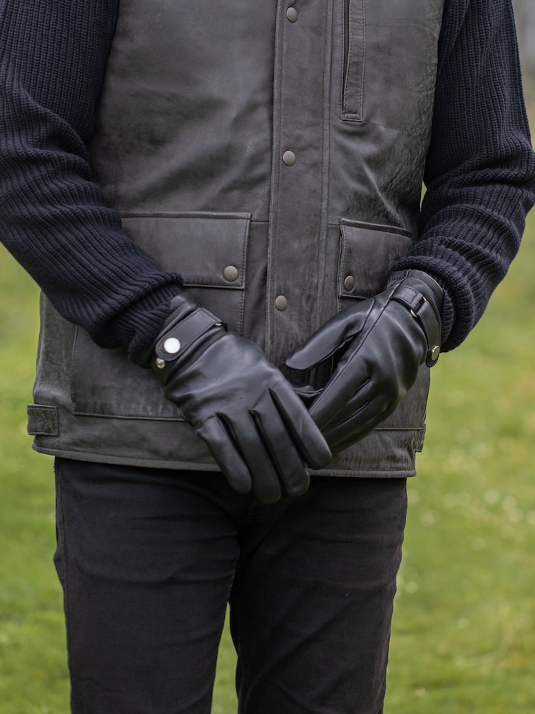 Lakeland Leather Black Mardale Gloves - Image 4 of 5
