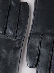 Preto - Lakeland Leather Bassenthwaite com detalhes de botão Gloves - Imagem 4 de 4