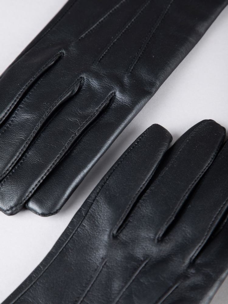 Lakeland Leather Black Blea Classic Gloves - Image 2 of 4