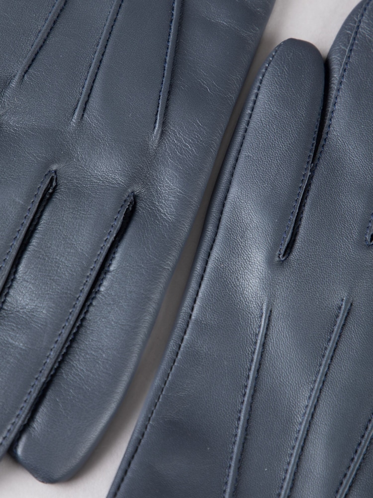 Lakeland Leather Blue Blea Classic Gloves - Image 3 of 4