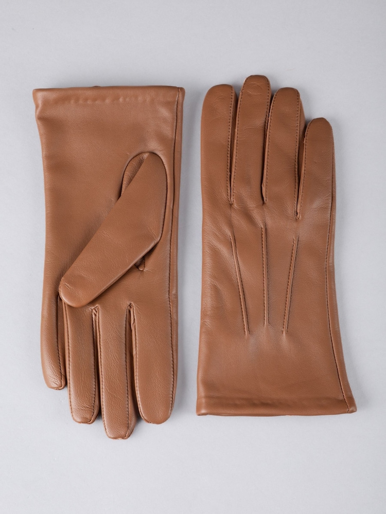 Lakeland Leather Brown Blea Classic Gloves - Image 2 of 4