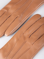 Lakeland Leather Brown Blea Classic Gloves - Image 3 of 4